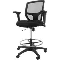 Mesh Work Stool, Mobile, Adjustable Height, 450 lbs. Capacity Distribution Jean Lapalme