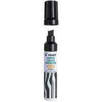 Marqueur permanent rechargeable Super Color, Noir, Pointe Ciseau Distribution Jean Lapalme