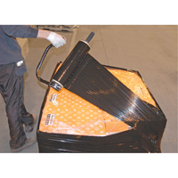 Stretch Wrap, 80 Gauge (20.3 micrometers), 18" x 1000', Opaque Black Distribution Jean Lapalme