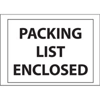 Packing List Envelopes, 4" L x 5" W, Backloading Style Distribution Jean Lapalme