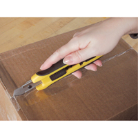 Five-Position Safety Knife, 18 mm, Silver, Rubber Handle Distribution Jean Lapalme