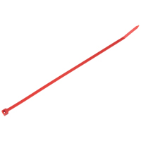 Attaches de c&acirc;ble interm&eacute;diaires, Longueur 8", R&eacute;sistance &agrave; la traction 40 lb, Rouge Distribution Jean Lapalme