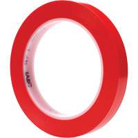 Ruban en vinyle 471, 12 mm (1/2") la x 32,9 m (108') lo, 5,3 mils, Rouge Distribution Jean Lapalme