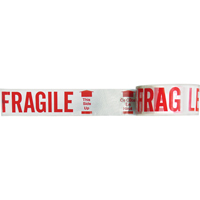 Bilingual Printed Tape – Fragile This Side Up , Red on White Distribution Jean Lapalme