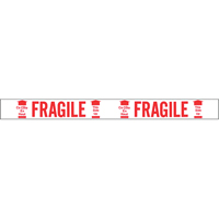 Bilingual Printed Tape – Fragile This Side Up , Red on White Distribution Jean Lapalme