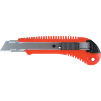 Couteau professionnel ATK300, 18 mm, Acier au carbone, Prise en Plastique Distribution Jean Lapalme