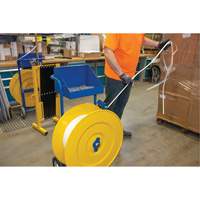 Strapping Dispenser, Polyester/Steel/Polypropylene Straps, 16"/8" Core Dia., 3"/8"/6" Roll Width Distribution Jean Lapalme