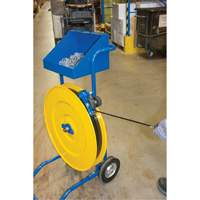 Strapping Dispenser, Polyester/Steel/Polypropylene Straps, 16"/8" Core Dia., 3"/8"/6" Roll Width Distribution Jean Lapalme