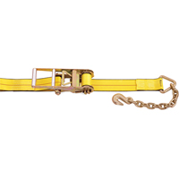 Ratchet Straps, Chain Anchor, 3" W x 30' L, 5400 lbs. (2450 kg) Working Load Limit Distribution Jean Lapalme