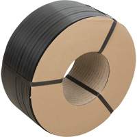 Strapping, Polypropylene, 5/8" W x 6000' L, Black, Manual Grade Distribution Jean Lapalme
