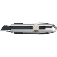 Knife with Ratchet Lock, 18 mm, Carbon Steel, Heavy-Duty, Aluminum Handle Distribution Jean Lapalme