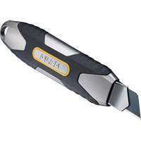 Knife with Auto-Lock, 18 mm, Carbon Steel, Heavy-Duty, Aluminum Handle Distribution Jean Lapalme