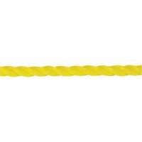 1/4" Braided Yellow Rope, Polypropylene, 1300' Distribution Jean Lapalme
