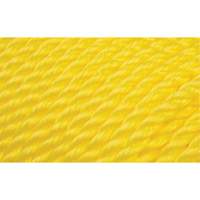 3/8" Braided Yellow Rope, Polypropylene, 630' Distribution Jean Lapalme