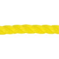 1/2" Braided Yellow Rope, Polypropylene, 335' Distribution Jean Lapalme