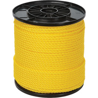 1/4" Yellow Twisted 3-Strand Rope, Polypropylene, 550' Distribution Jean Lapalme