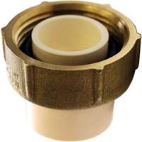 Adaptateur pour boîtier de compteur d'eau, 3/4" x 1" dia., PVC-C Distribution Jean Lapalme