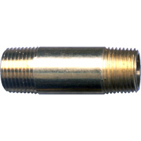 Raccord long, Laiton, 1/4", NPT x NPT Distribution Jean Lapalme