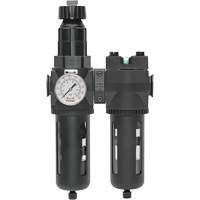 Manual Drain Filter, Regulator & Coalescing Filter with Standard Bowl Modulair 400, 1/4" NPT, 150 PSI, 9.1 fl. oz. Capacity Distribution Jean Lapalme
