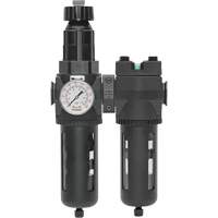 Filter/Regulator & Coalescing Filter Modulair 400 with Standard Bowl & Manual Drain, 3/4" NPTF, 150 PSI, 9.13 fl. oz. Capacity Distribution Jean Lapalme