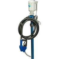 Trousse de pompe pour baril PFM-40 avec moteur M3V avec accessoires pour fluide d&eacute;chappement diesel (DEF), Polypropyl&egrave;ne/PVDF/Acier inoxydable Distribution Jean Lapalme