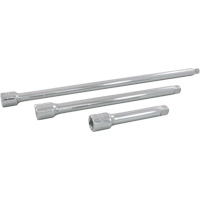 Jeu de rallonges pour douilles, Prise de 1/2", Fini Chrome, 3 Mcx Distribution Jean Lapalme
