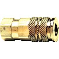 D&eacute;connexion rapide automatique &agrave; une main, Laiton, 1/4" x 3/8" Distribution Jean Lapalme