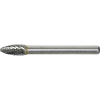 Solid Carbide Burr, SH-1, 1/4" Dia., 1/4" Shank, 5/8" Depth of Cut Distribution Jean Lapalme