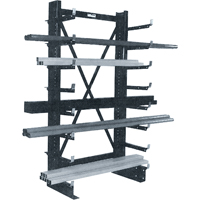 Single-sided Minitree&reg; Cantilever Rack, 36" W x 76-3/16" H Distribution Jean Lapalme