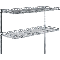 Tablettes en porte-&agrave;-faux, 30" la x 30" p Distribution Jean Lapalme
