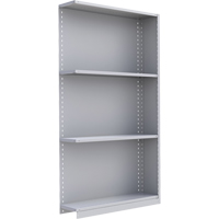 &eacute;l&eacute;ment de rayonnage Interlok, Acier, Sans boulons, Capacit&eacute; 450 lb, 48" la x 88" h x 24" p Distribution Jean Lapalme