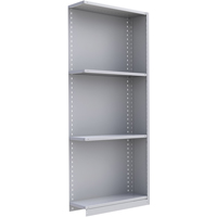 Interlok Shelving Unit, Steel, Boltless, 800 lbs. Capacity, 36" W x 88" H x 24" D Distribution Jean Lapalme