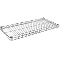 Tablette en treillis pour &eacute;tag&egrave;re robuste en treillis chromat&eacute;, 30" la x 14" p, Capacit&eacute; de 800 lb Distribution Jean Lapalme