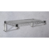 Tablette en treillis pour &eacute;tag&egrave;re robuste en treillis chromat&eacute;, 30" la x 14" p, Capacit&eacute; de 800 lb Distribution Jean Lapalme