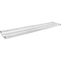 Tablette en treillis pour &eacute;tag&egrave;re robuste en treillis chromat&eacute;, 60" la x 14" p, Capacit&eacute; de 600 lb Distribution Jean Lapalme