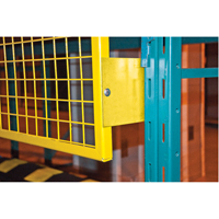 Grilles de protection arri&egrave;re pour palettier, 96" la x 48" h, Ferrures de 6" Distribution Jean Lapalme
