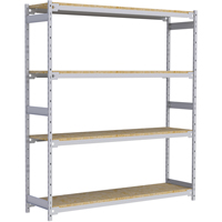 &eacute;tag&egrave;re-classeur de grande largeur, Acier, 4 Tablettes, 72" la x 18" p x 84" h Distribution Jean Lapalme