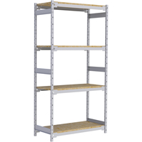 Étagère-classeur de grande largeur, Acier, 4 Tablettes, 42" la x 18" p x 84" h RN004 | Distribution Jean Lapalme