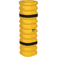 Protecteur de colonne, Ouverture int&eacute;rieure 4" x 6", 13" lo x 13" la x 42" h, Jaune Distribution Jean Lapalme