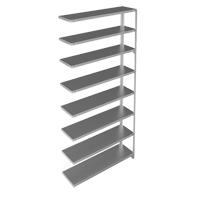 &eacute;l&eacute;ment de rayonnage, Acier galvanis&eacute;, Montant &agrave; fente, Capacit&eacute; 300 lb, 48" la x 96" h x 12" p Distribution Jean Lapalme