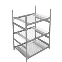Wide Span Storage Shelving, Steel, Boltless, Starter, 42" W x 60" H x 32" D Distribution Jean Lapalme