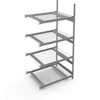 &eacute;tag&egrave;re de grande largeur, Acier, Sans boulons, Capacit&eacute; 1340 lb, 42" la x 84" h x 32" p Distribution Jean Lapalme