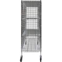 Chariot de s&eacute;curit&eacute;, Chrom&eacute;, 60" x 69" x 24", Capacit&eacute; 500 lb Distribution Jean Lapalme