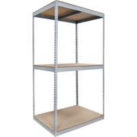 Rayonnage robuste, Acier, Sans boulons, Capacit&eacute; 1200 lb, 48" la x 84" h x 36" p Distribution Jean Lapalme