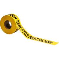 Ruban pour barricade, Anglais, 3" la x 200' lo, 3 mils, Noir sur jaune Distribution Jean Lapalme