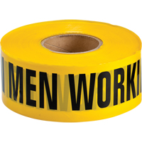 Rubans pour barricades, Anglais, 3" la x 1000' lo, 3,5 mils, Noir sur jaune Distribution Jean Lapalme