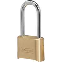 Cadenas &agrave; combinaison, Argent, Rev&ecirc;tement en laiton, Largeur de 2" Distribution Jean Lapalme