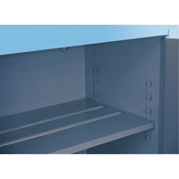 ChemCor&reg; Lined Acid/Corrosive Storage Cabinets, 30 gal., 43" x 44" x 18" Distribution Jean Lapalme