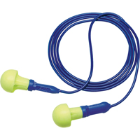 Bouchons d'oreilles d&eacute;tectables E-A-R Push-ins, Avec cordon, Taille unique, Vrac - Sac en poly, NRR dB NRR 28 dB Distribution Jean Lapalme