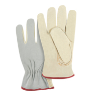 Gants de conducteur &agrave; dos fendu, Petit, Paume en Cuir fleur de vache Distribution Jean Lapalme